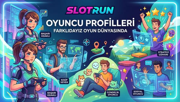 Slotrun oyuncu profilleri rehberi blog kapak görseli