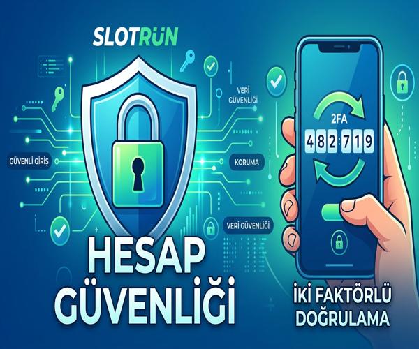 Slotrun hesap güvenliği iki adımlı doğrulama ekranı