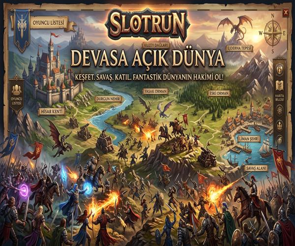 Slotrun MMO ve açık dünya temsili görseli