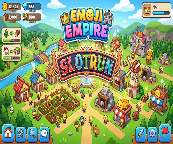 Emoji Empire Slotrun mini imparatorluk oyun sahnesi