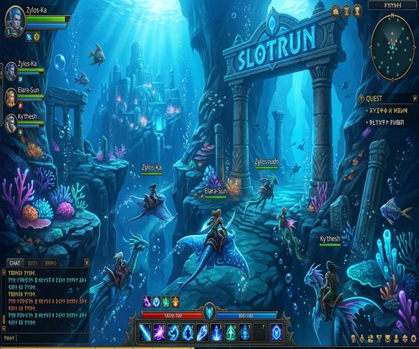Eternal Shores Chronicles Slotrun MMO oyun sahnesi