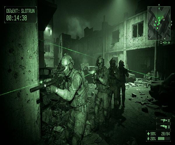 Recon Alpha Division Slotrun taktiksel FPS oyun sahnesi