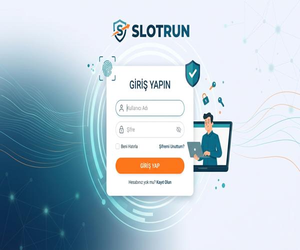 Slotrun giriş ekranı temsili görseli