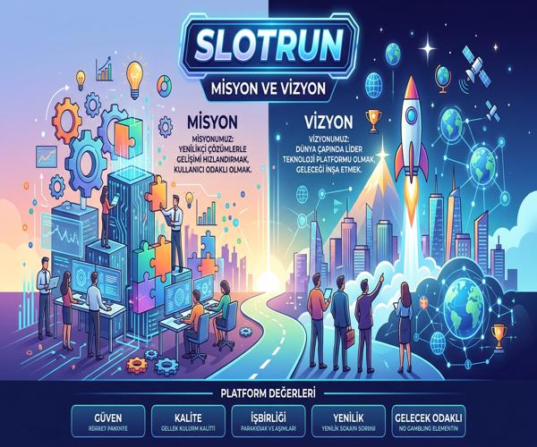 Slotrun misyon ve vizyon temsili görseli