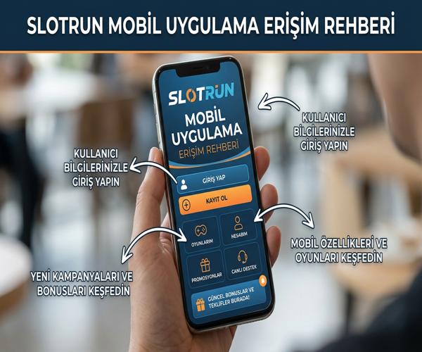 Slotrun mobil erişim temsili görsel