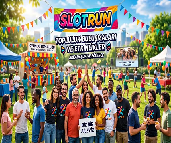 Slotrun topluluk etkinliği oyuncu buluşması